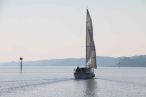 Sailing Yacht on Bunga Ram, Gippsland Lakes, Victoria