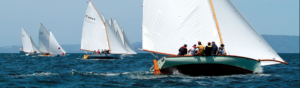 Couta boats racing at Sorrento, Port Phillip Bay, Victoria