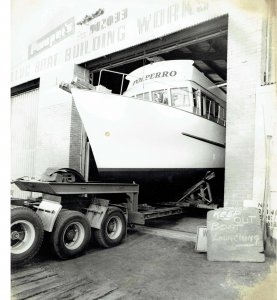 Pompei built boat the 'Polperro'